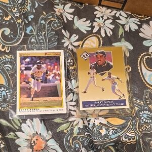 Barry Bonds Baseball 2 Card Lot Mlb